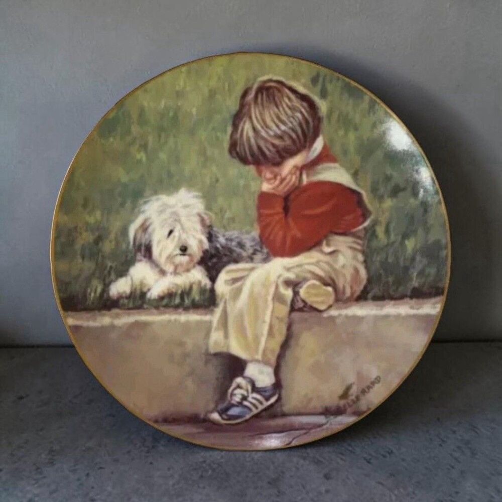 Modern Concepts David’s Dilemma Lucelle Raad Collector Plate 8.5” 1982